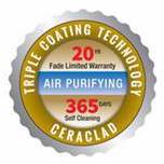 Triple Coating Technology: 20 Years Fade Limited Warranty